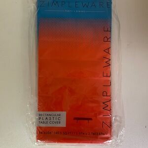 💙🧡 12-Pack Plastic Table Covers 🧡💙